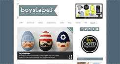 Desktop Screenshot of boyslabel.com