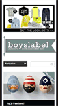 Mobile Screenshot of boyslabel.com